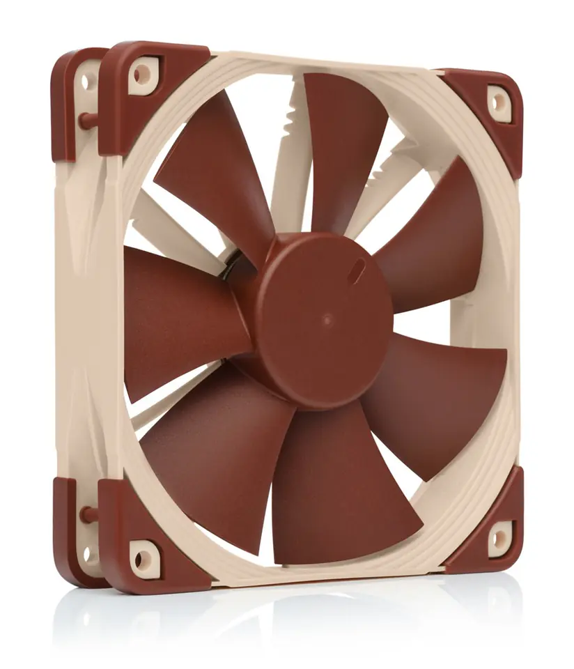 ⁨Noctua NF-F12 Computer case Fan 12 cm Beige, Brown⁩ at Wasserman.eu