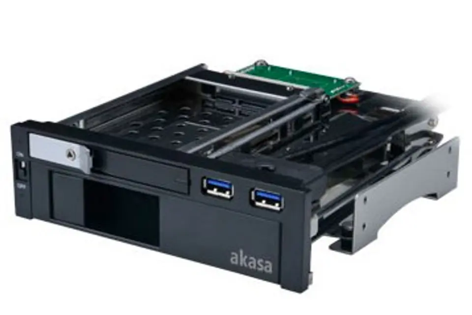 ⁨Akasa AK-IEN-01 drive bay panel 2.5/3.5" Black⁩ at Wasserman.eu