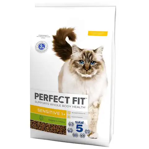 ⁨PERFECT FIT Sensitive sucha karma dla kota z indykiem 7kg⁩ w sklepie Wasserman.eu