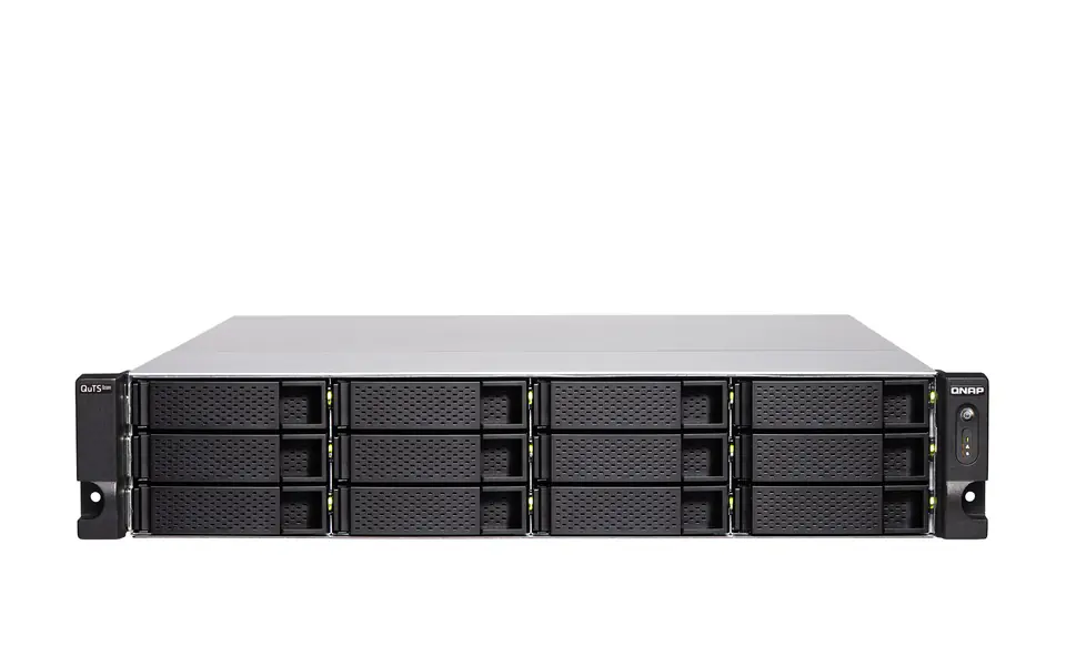 ⁨QNAP TS-H1886XU-RP-R2 NAS Rack (3U) Ethernet LAN Black, Grey D-1622⁩ at Wasserman.eu