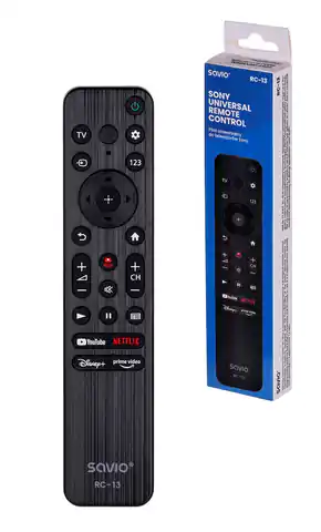 ⁨Savio universal remote control/replacement for Sony TV, SMART TV, RC-13⁩ at Wasserman.eu
