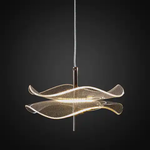 ⁨Lampa wisząca Mariposa złota Altavola Design (Barwa światła delikatnie ciepła, Kolor Złoty, Możliwość ściemniania nie)⁩ w sklepie Wasserman.eu