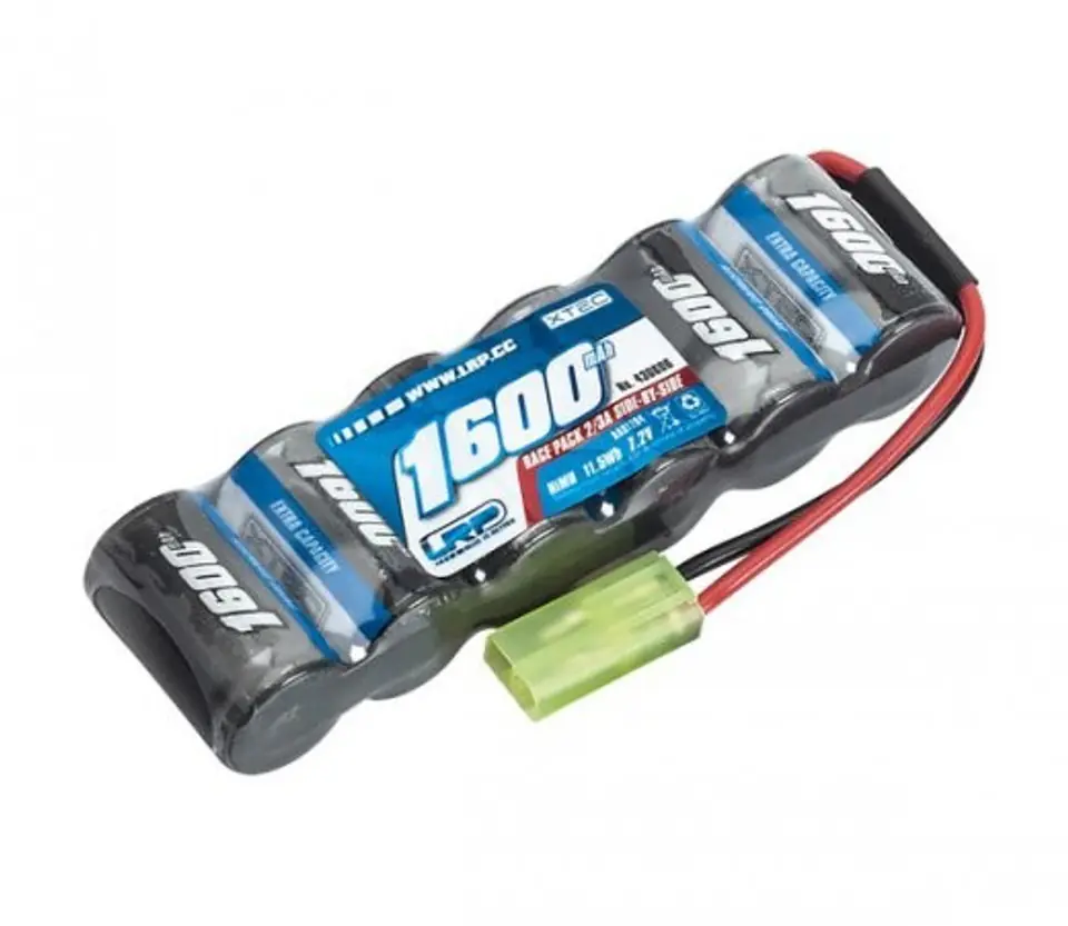 LRP 1600mAh 7.2V NiMH Mini Tamiya 2/3A XTEC Race Pack im Wasserman.eu
