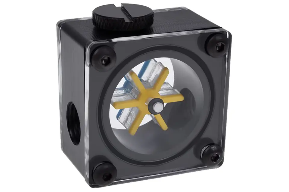 ⁨Alphacool Ice Wing Wskaźnik przepływu G1/4 Square - Acetal⁩ w sklepie Wasserman.eu