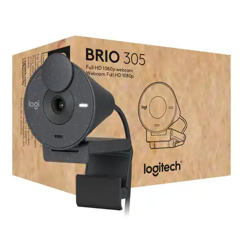 ⁨Logitech Brio 305 Webcam 2 Mp 1920 X⁩ w sklepie Wasserman.eu