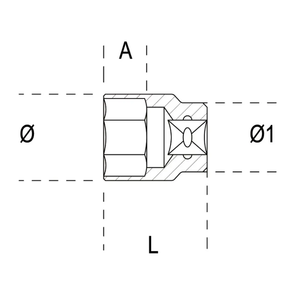 ⁨Nasadka 1/2" 12-kątna 12 mm, 920B Beta⁩ w sklepie Wasserman.eu