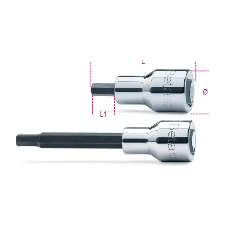 ⁨Nasadka trzpieniowa 1/2" imbusowa 5 mm długa, 920PE Beta⁩ w sklepie Wasserman.eu