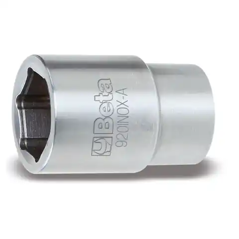 ⁨Nasadka 1/2" 6-kątna nierdzewna 30 mm, 920INOX-A Beta⁩ w sklepie Wasserman.eu