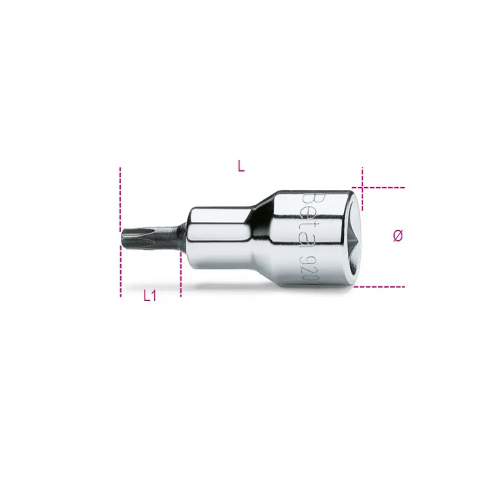 ⁨Nasadka trzpieniowa 1/2" do śrub z gniazdem TORX T20 58 mm, 920TX Beta⁩ w sklepie Wasserman.eu