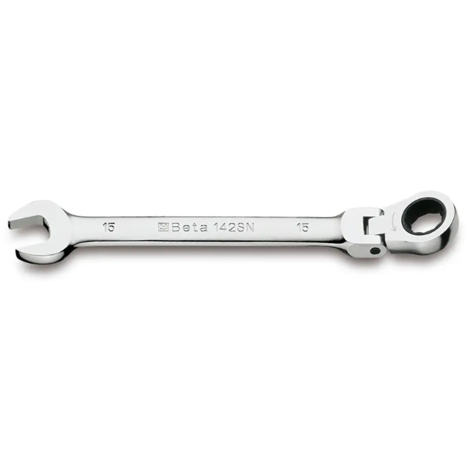 ⁨Klucz płasko-oczkowy 10x10 mm z przegubem, 142SN Beta⁩ w sklepie Wasserman.eu