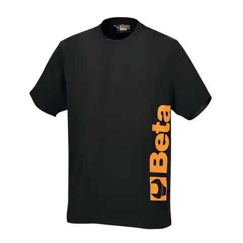 ⁨Koszulka 7549N czarna 100% bawełna 150 g/m2, roz. S Beta⁩ w sklepie Wasserman.eu