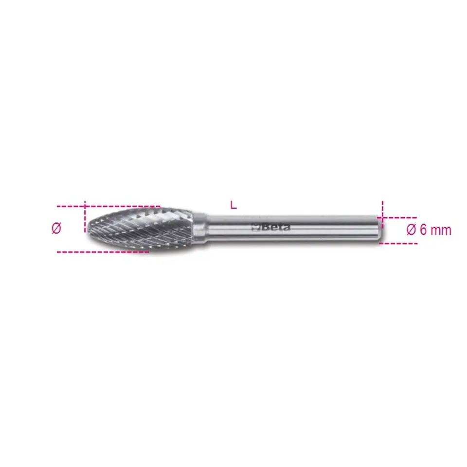 ⁨BETA ROTARY FLAME FILE 16mm⁩ at Wasserman.eu