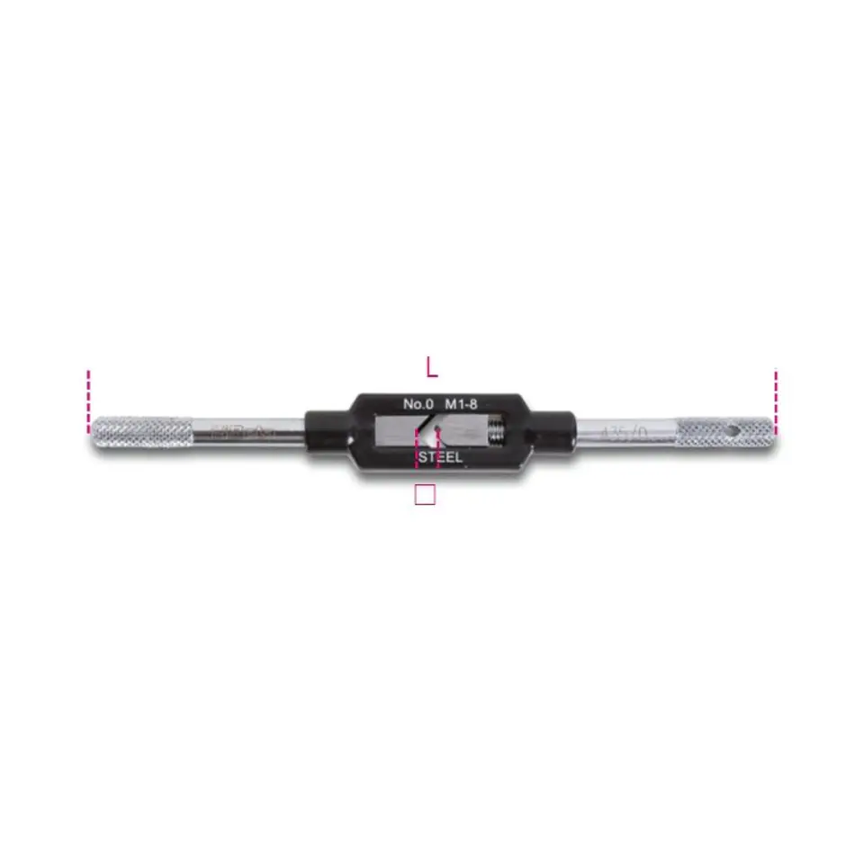 ⁨Pokrętło nastawne do gwintowników 2-5M1-M8, dł. 170 mm, do gwintowników 430 i 433 Beta⁩ w sklepie Wasserman.eu