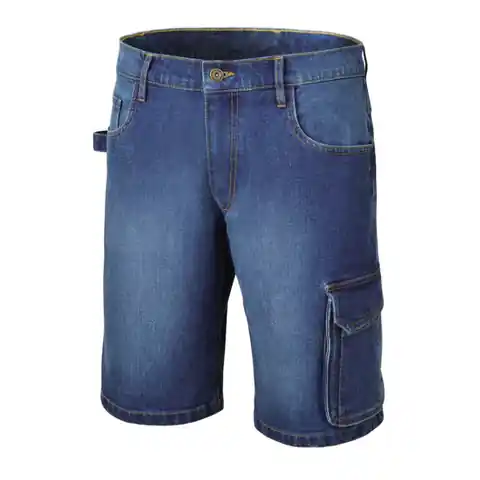 ⁨Spodnie krótkie 7529 dżinsowe z domieszką streczu, roz. XL Beta⁩ w sklepie Wasserman.eu