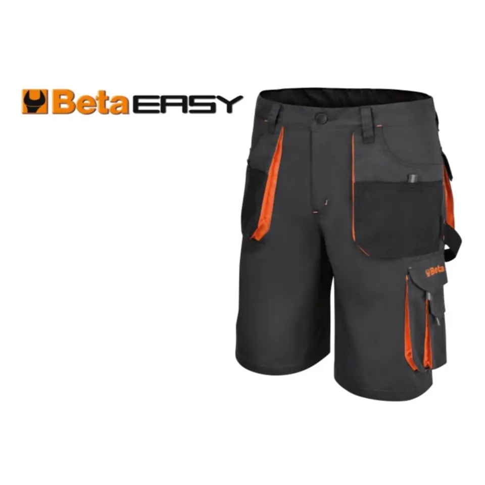 ⁨Spodnie robocze 7901G krótkie szare, roz. XS Beta WW Easy⁩ w sklepie Wasserman.eu