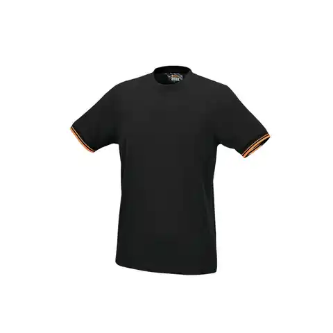⁨T-shirt 7549NE bawełniany czarny, roz. L Beta⁩ w sklepie Wasserman.eu