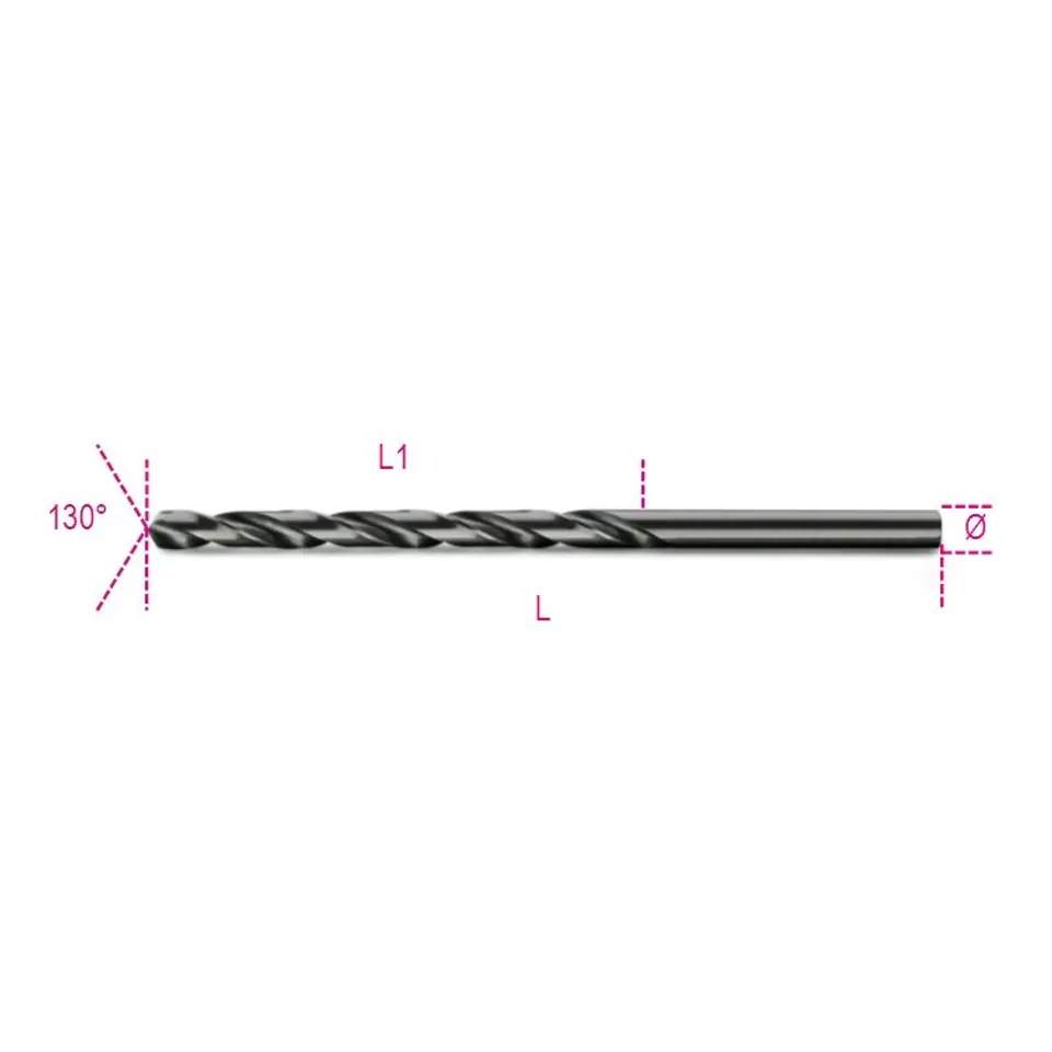 ⁨Wiertło kręte cylindryczne szlifowane HSS 5,50 mm DIN340, 412L Beta⁩ w sklepie Wasserman.eu