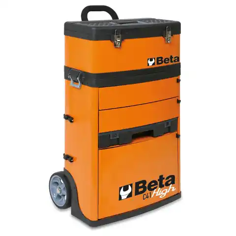 ⁨Wózek narzędziowy 2-modułowy, kolor pomarańczowy, C41H-O Beta⁩ w sklepie Wasserman.eu