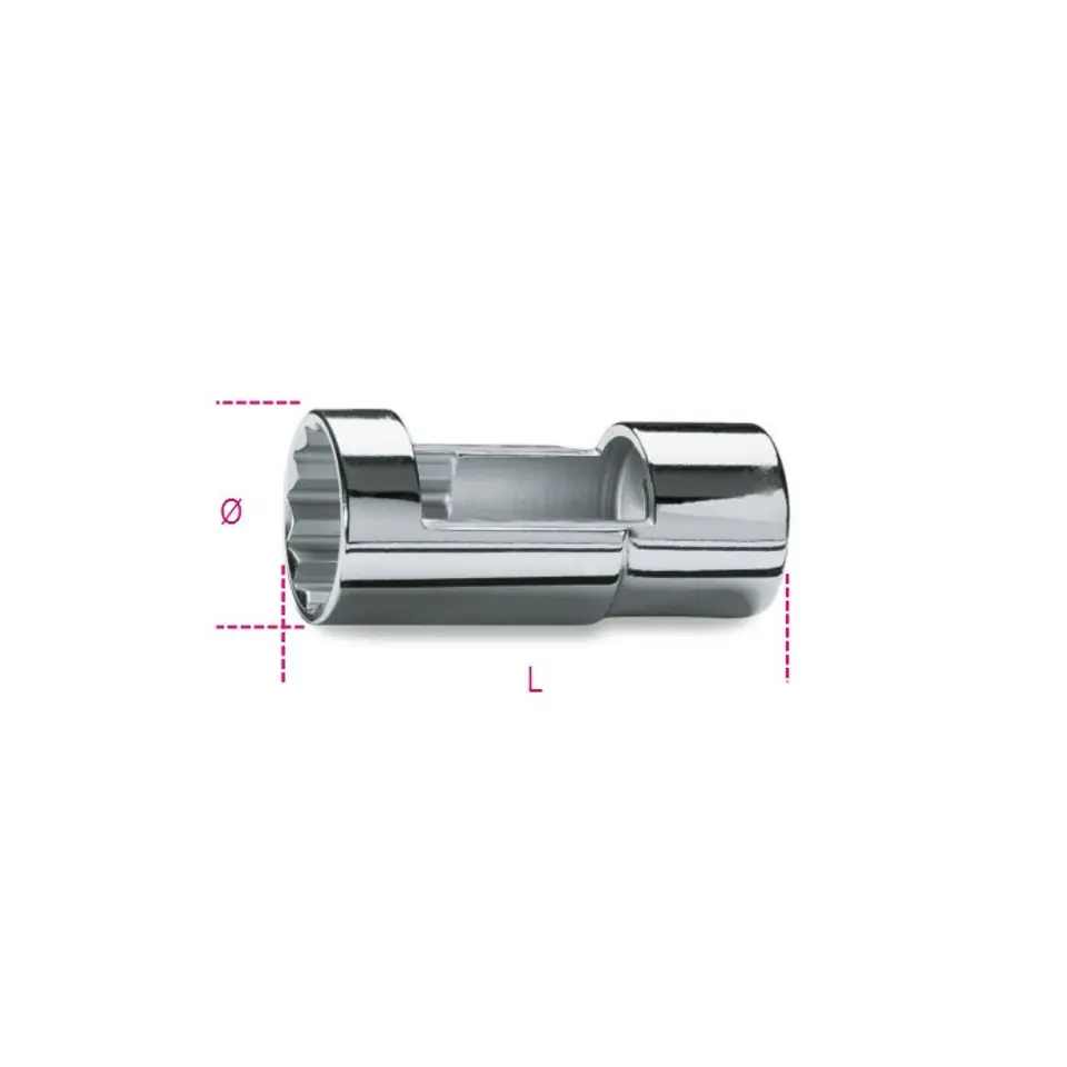 ⁨Nasadka 1/2" 12-kątna otwarta do wtryskiwaczy diesla 27mm, 960A Beta⁩ w sklepie Wasserman.eu