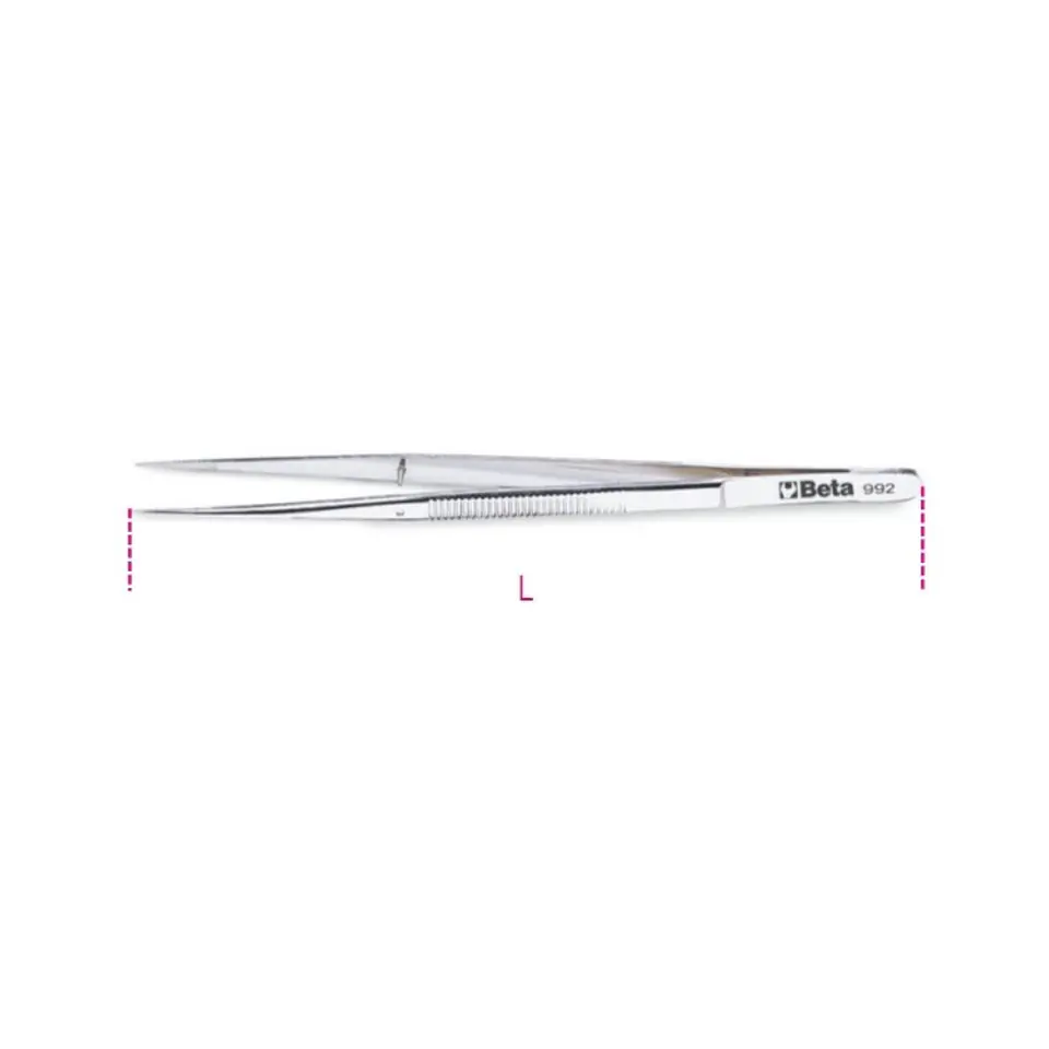 Pęseta prosta punktowa 150 mm, 992 Beta w sklepie Wasserman.eu