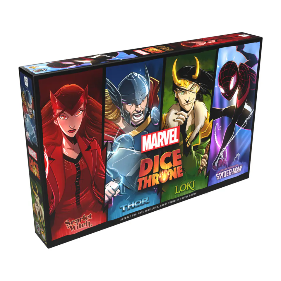 ⁨Dice Throne Marvel: Box 1 (Scarlet Witch, Thor, Loki, Spider-Man)⁩ at Wasserman.eu