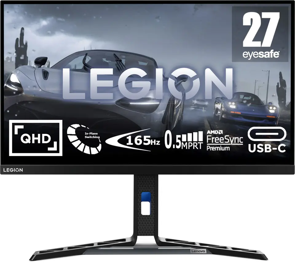 ⁨Lenovo Legion Y27h-30 27" 2560x1440 400nits 165 Hz HDMI, DP, USB Raven Black⁩ w sklepie Wasserman.eu