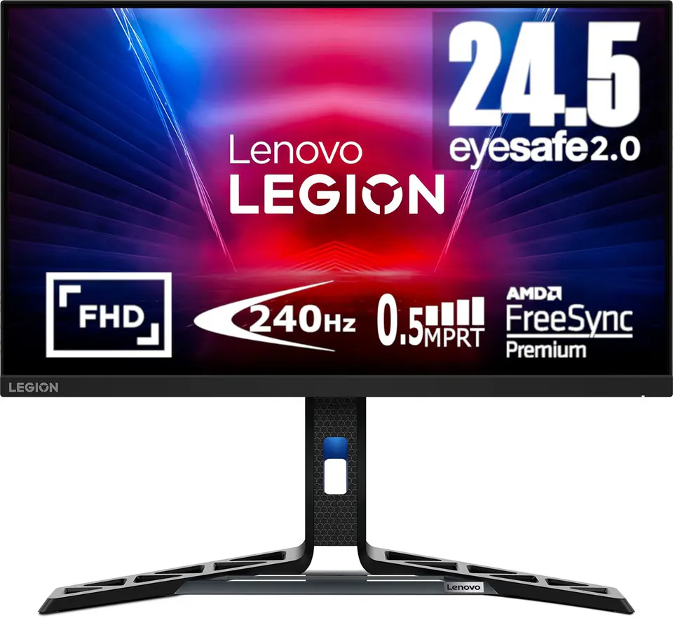 ⁨Lenovo Legion R25f-30 LED display 62.2 cm (24.5") 1920 x 1080 pixels Full HD Black⁩ at Wasserman.eu