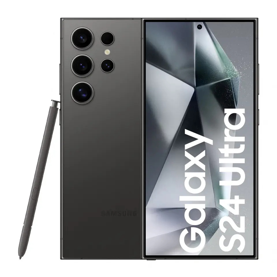 ⁨Smartfon Samsung Galaxy S24 Ultra (S928) 12/256GB 6,8" 3120x1440 5000mAh 5G Dual SIM Titanium Black⁩ w sklepie Wasserman.eu