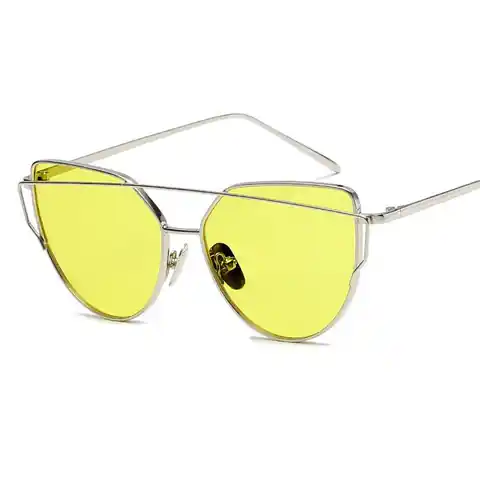 ⁨Okulary przeciwsłoneczne GLAM ROCK FASHION Żółte Transparentne OK21WZ17⁩ w sklepie Wasserman.eu