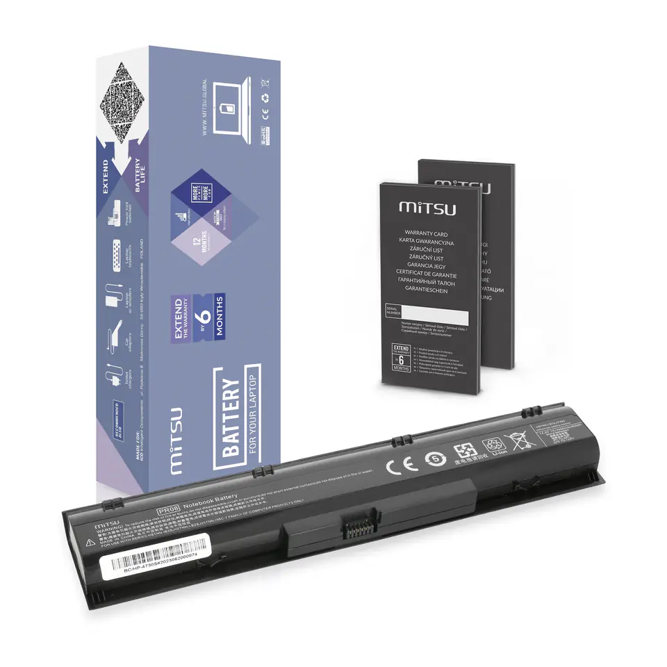 ⁨Mitsu Battery for HP ProBook 4730s, 4740s⁩ at Wasserman.eu