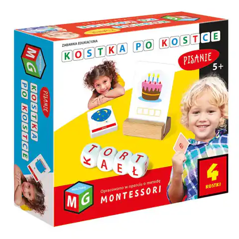 ⁨Montessori pisanie 4 kostki⁩ w sklepie Wasserman.eu
