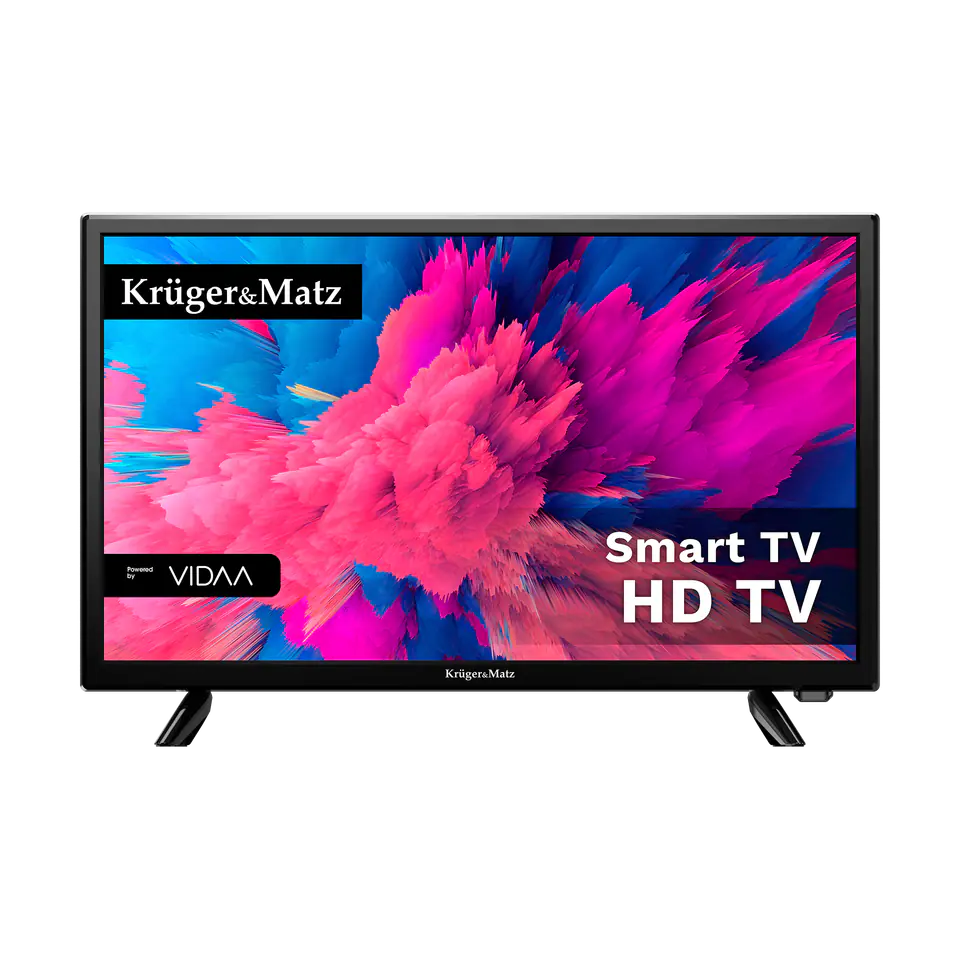 ⁨Telewizor 24" Kruger&Matz smart VIDAA  DVB-T2⁩ w sklepie Wasserman.eu