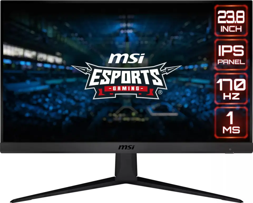 ⁨Monitor MSI G2412F (23.8" /IPS /170Hz /1920 x 1080 /Czarny)⁩ w sklepie Wasserman.eu