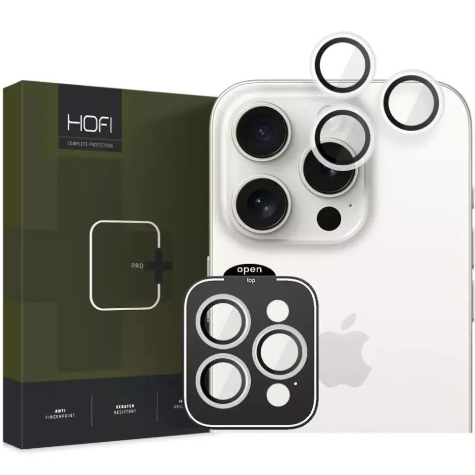 ⁨Osłona aparatu Hofi Camring Pro+ do Apple iPhone 15 Pro / 15 Pro Max Clear⁩ w sklepie Wasserman.eu