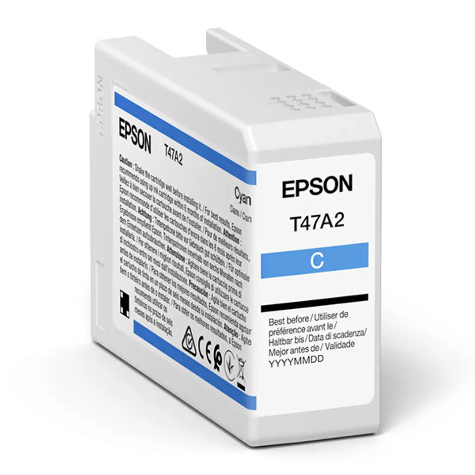 ⁨Epson oryginalny ink / tusz C13T47A200, cyan⁩ w sklepie Wasserman.eu