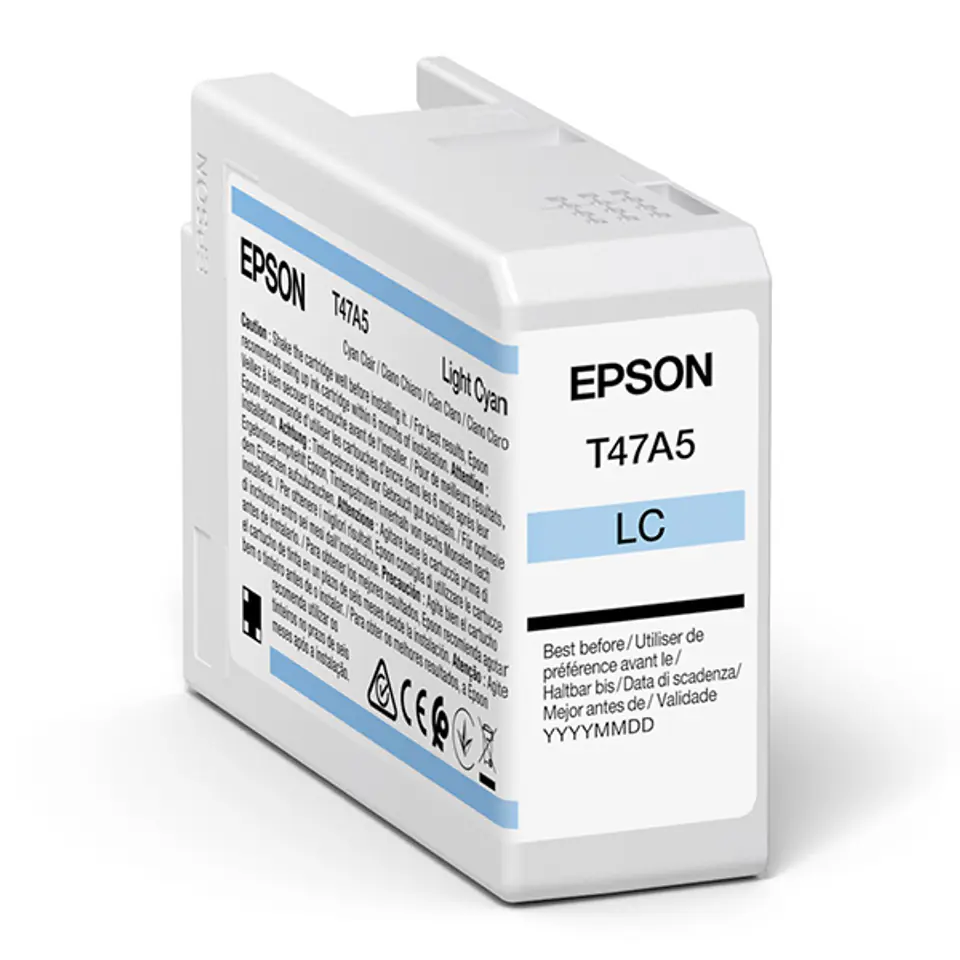 ⁨Epson oryginalny ink / tusz C13T47A500, light cyan⁩ w sklepie Wasserman.eu