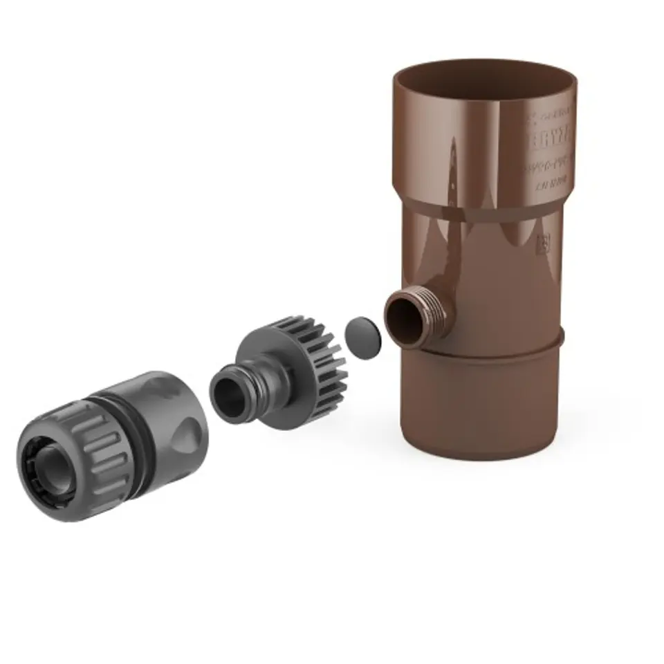 ODZYSKIWACZ WODY DESZCZOWEJ 110 MM BRĄZ BRYZA w sklepie Wasserman.eu