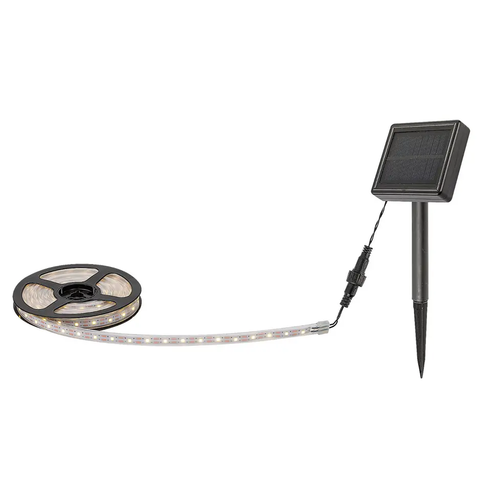 ⁨Lampa solarna Rabalux Ansoo,outd. Solar LED strip, L300cm, IP44, 0,26W⁩ w sklepie Wasserman.eu