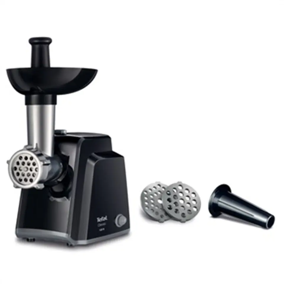 Tefal NE105838 mincer 1400 W Black, Stainless steel at Wasserman.eu