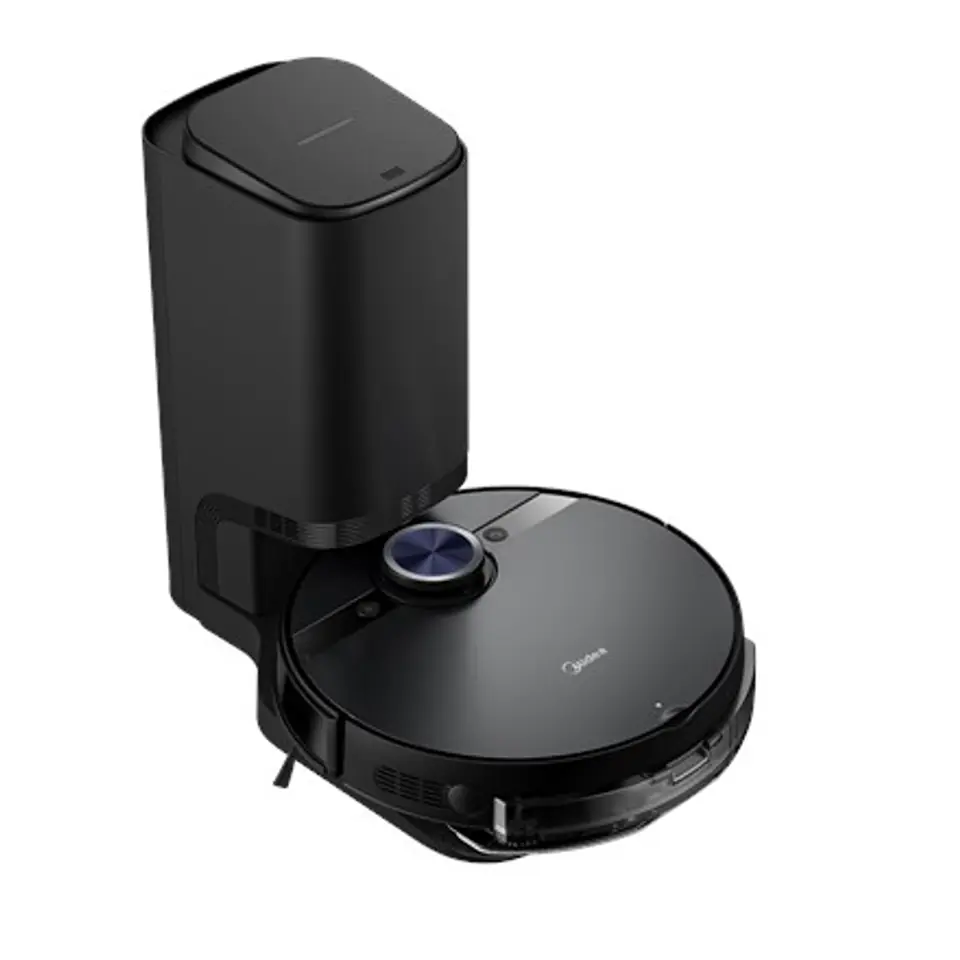 ⁨Midea | S8+ | Odkurzacz automatyczny | Na mokro i na sucho | Czas pracy (maks.) 180 min | Litowo-jonowy | 5200 mAh | Pojemność na kurz 0,45 + 5 L | 4000 Pa | Czarny | Miesiąc (miesiące) gwarancji na baterię⁩ w sklepie Wasserman.eu