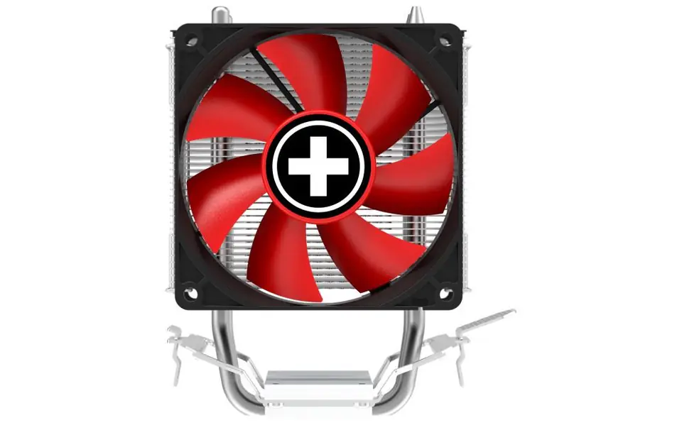 ⁨Xilence A402 Processor Cooler 9.2 cm Black, Red, Silver⁩ at Wasserman.eu