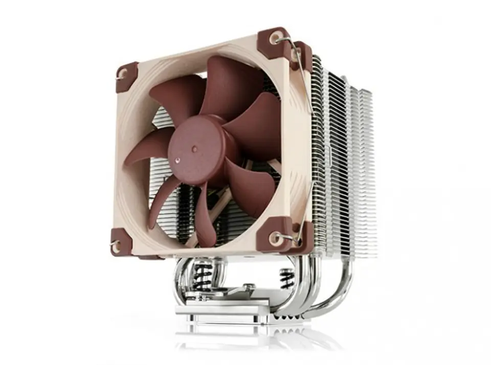 ⁨Noctua NH-U9S computer cooling system Processor Cooler 9.2 cm Brown, Metallic⁩ at Wasserman.eu