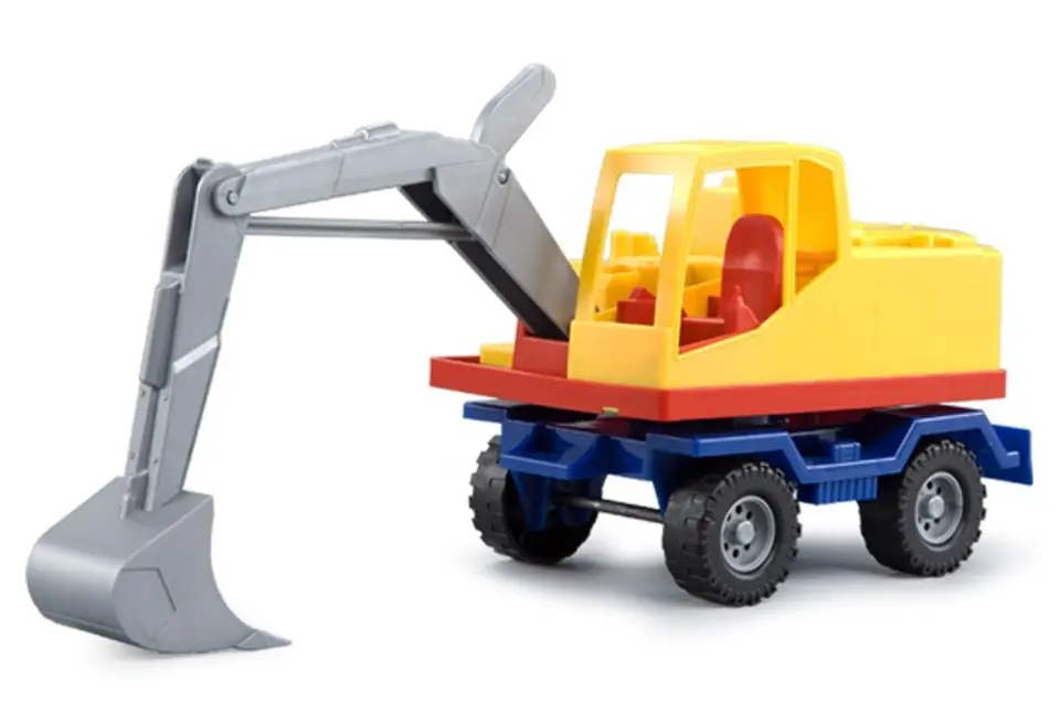 ⁨Excavator 1:26 (manually lifted excavator arm)⁩ at Wasserman.eu