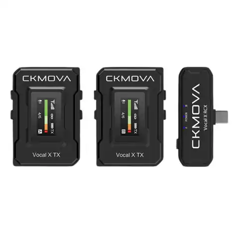 ⁨CKMOVA Vocal X V4 MK2 - wireless usb-c system with two microphones⁩ at Wasserman.eu