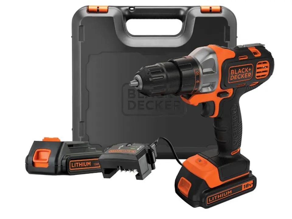 ⁨Black & Decker MT218KB drill 800 RPM Black,Orange 1.46 kg⁩ at Wasserman.eu