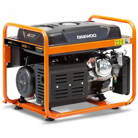 ⁨Daewoo GDA 7500E engine-generator 6500 W 30 L Petrol Orange, Black⁩ at Wasserman.eu