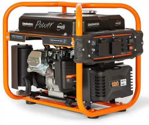⁨Daewoo GDA 2500I engine-generator 1800 W 10 L Petrol Black, Orange⁩ at Wasserman.eu