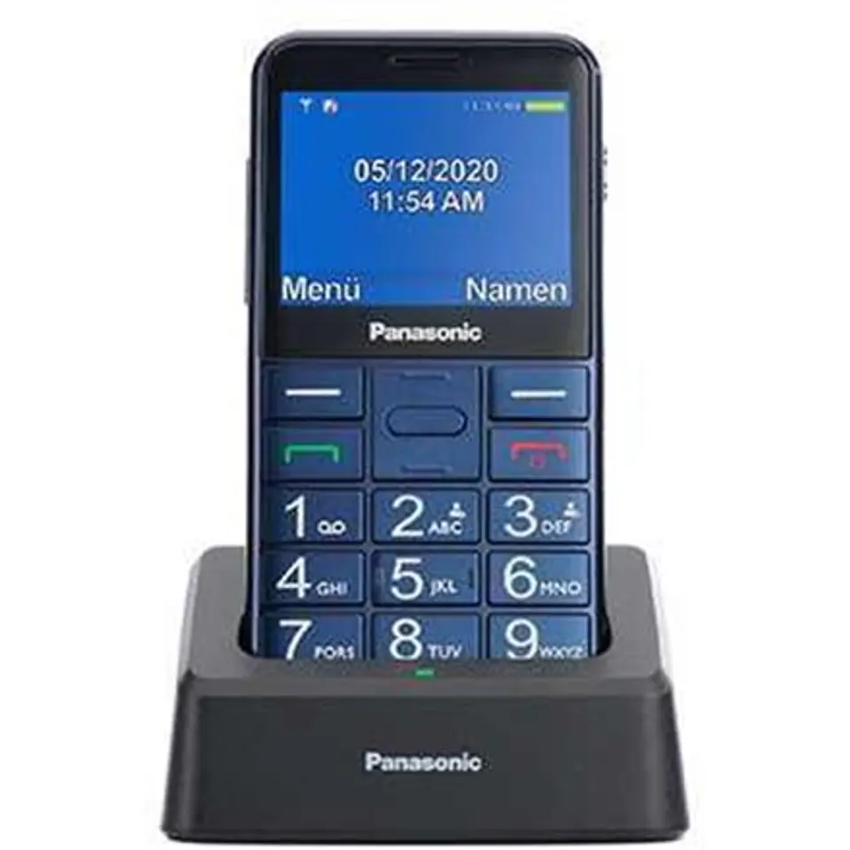 Panasonic KX-TU155 6.1 cm (2.4") 102 g Blue Entry-level phone at Wasserman.eu