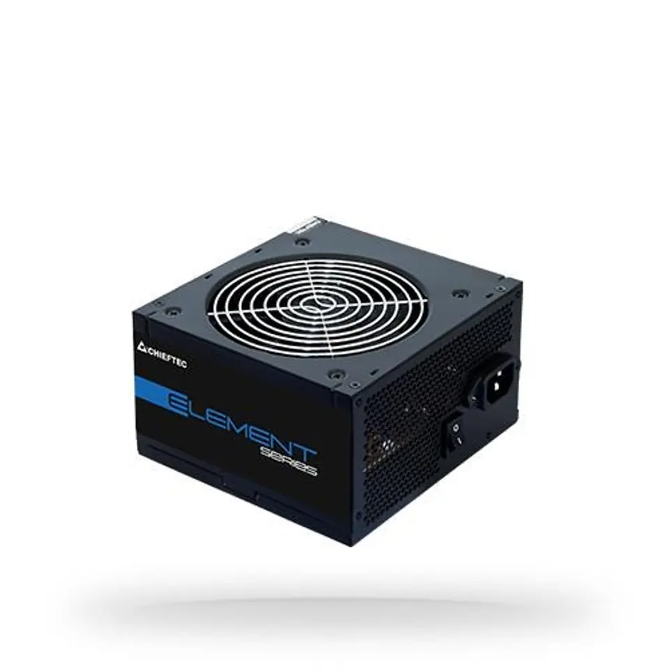 ⁨Chieftec ELP-600S power supply unit 600 W 20+4 pin ATX PS/2 Black⁩ at Wasserman.eu