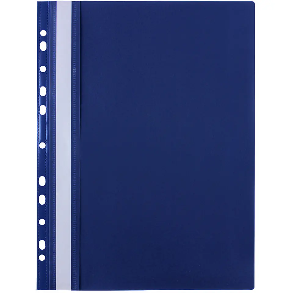 ⁨Skoroszyt na dokumenty miękki A4 wpinany do segregatora 20 sztuk granatowy SPP-02-09 BIURFOL⁩ w sklepie Wasserman.eu